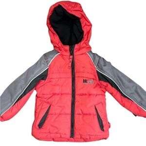 Baby Boy Red Puffer Jacket